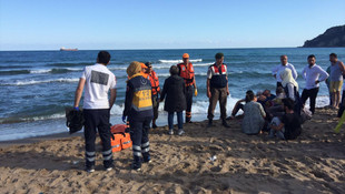 Bartın'da denize giren kişinin kaybolması
