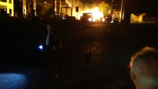 Bilecik'te tüp gaz deposunda patlama