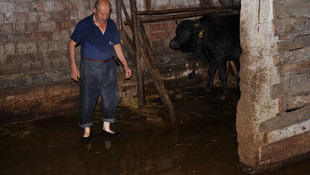 Bolu'da sağanak ve sel