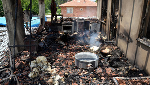 Burdur'da ev yangını: 1 ölü
