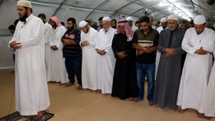 Çadır kentte Kadir Gecesi