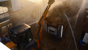 Çanakkale'de feribotta yangın