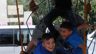 Cizreli çocukların cıncilik keyfi