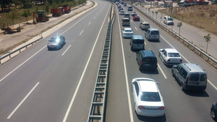 Edirne'de bayram trafiği