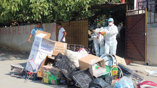 Evden 12 kamyon çöp çıktı