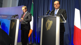 Fransa Cumhurbaşkanı Hollande, İrlanda'da