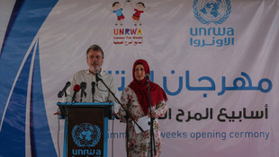 Gazzeli çocuklar için yaz kampı