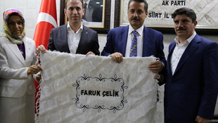 Gıda Tarım ve Hayvancılık Bakanı Çelik Siirt'te