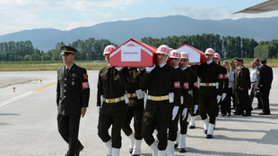 Giresun'da askeri helikopterin düşmesi