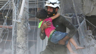 Halep'te yerleşim yerine saldırı