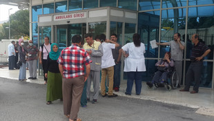 Hastanenin elektrik panosunda yangın