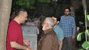 Hatay'da şehit ailelerini ziyaret