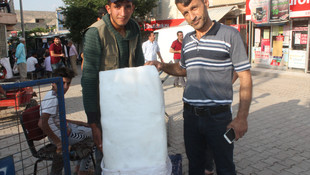 İftarlarını karla açıyorlar