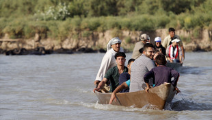 Irak'ta Bataklık Araplarının yaşadığı Ahvar bölgesi