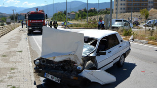 Karabük'te trafik kazası: 2 yaralı