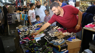 Kerkük'te bayram alışverişi