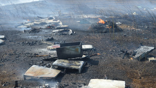 Kırklareli'de yangın