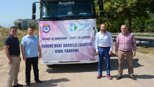 Kocaeli'den Bayırbucak Türkmenlerine gıda yardımı