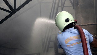 Mersin'de fabrika yangını