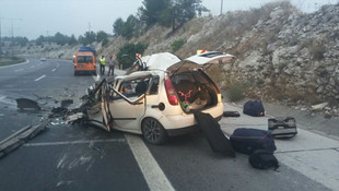 Mersin'de trafik kazası: 2 ölü, 2 yaralı