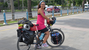 Merve öğretmen 3 bin kilometreyi bisikletiyle gidecek