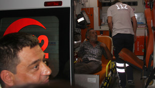 Motosiklet sürücüsü sayesinde hayata tutundu