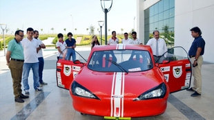 NKÜ'nün elektrikli otomobili Kiraz yarışlara hazır