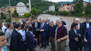 Ordu'da sel ve heyelanlar