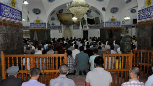 Peygamberler şehrinde son teravih namazı