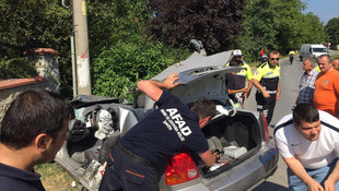 Sakarya'da zincirleme trafik kazası: 2 ölü, 1 yaralı