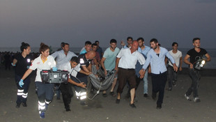 Samsun'da denize giren kişi boğuldu