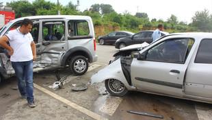 Samsun'da trafik kazası: 6 yaralı