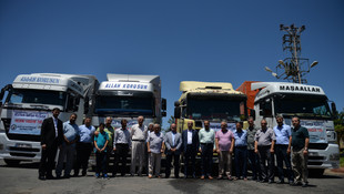 Şanlıurfa'dan Suriye'ye insani yardım