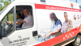 Sokak hayvanları için ambulans