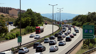 Tatilciler dönüş yolunda