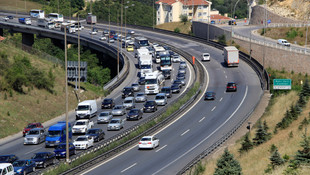 Tatilciler dönüş yolunda