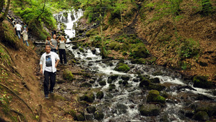 Yedigöller'de bayram yoğunluğu