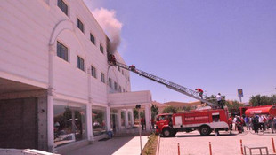 Elazığda fabrikada yangın çıktı