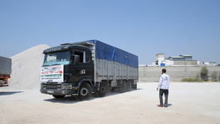 15 Temmuz şehitleri anısına Halep'e un yardımı