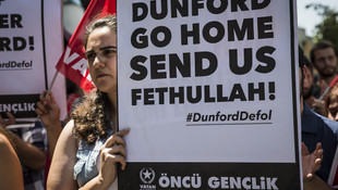 ABD'nin Ankara Büyükelçiliği önünde protesto