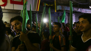 Açlık grevindeki Filistinli tutuklulara destek gösterisi