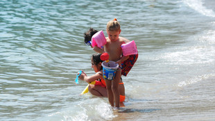 Antalya'da sıcak hava