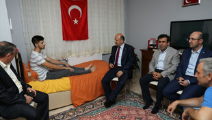 Bakan Işık gazi Koşdaş'ı ziyaret etti