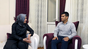 Bakan Kaya'dan gazilere ziyaret