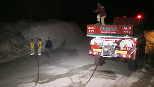 Balıkesir'deki orman yangını