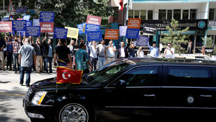 Başkentte Biden protestosu