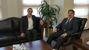 Büyükelçi Demirok, eski SMDK Başkanı Hatib'i kabul etti