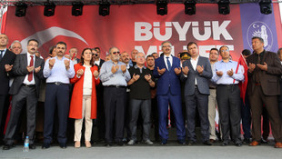 Çorum'da Demokrasi ve Şehitler Mitingi