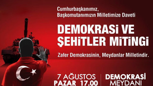 Demokrasi ve Şehitler Mitingi'ne doğru