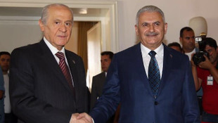 Başbakan Yıldırım ve Devlet Bahçeli görüşmesi sona erdi